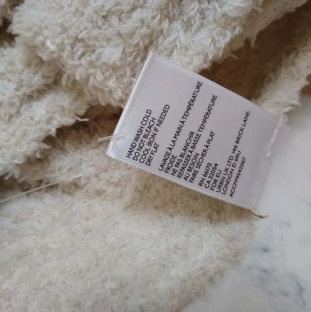 Free People Cloud Rib Oversize Scarf in Ivory
